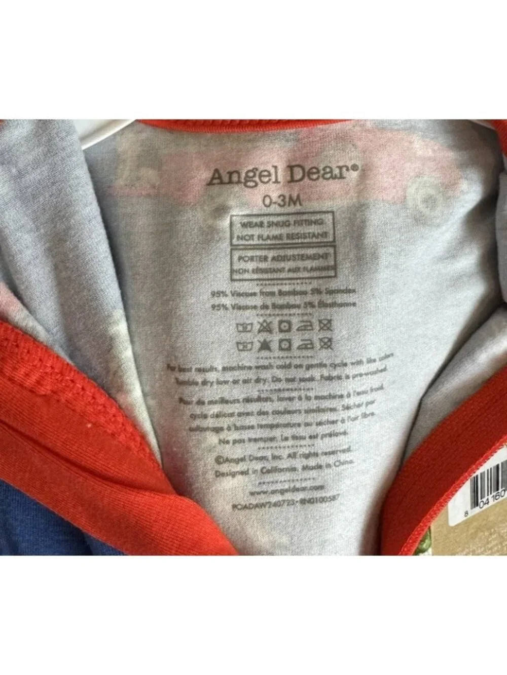 Angel Dear Baby 0-3 months Red Truck Convertible Romper NWT Christmas Holiday